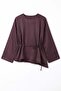 Verev Cut Blouse Y0160 - Mürdüm - 5