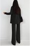 Women's Suit Shirt Crop Pants Combination - 4