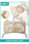 Baby Nursing Sleeping Pillow, Baby Spine Protection Pillows, Toddler Head Support Pillow with Snoothing Bars for 3+ Months Infants and Kids, Upgraded Silicone Core