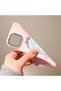 iPhone 14 Pro Max Compatible Case with Camera Protector Pink Silicone Couple Phone Case with Kitty Pattern - 4