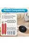 Roborock Q Revo Accessory Kit, Roborock P10 Replacement Parts, 2 Main Brushes, 4 Mop Cloths, 4 Dust Bags - 2