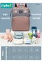 Baby Diaper Bag Backpack Multifunction Diapers Changing Station Toy Bar for Outdoor and Travel, Large Capacity Infant Shower Gifts, USB Port, 3 Toys - 5