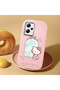 Poco X5 5g Compatible Case with Camera Protector Pink Silicone Couple Phone Case with Kitty Pattern - 2