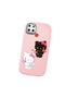 Realme C25 Compatible Case Camera Protector Pink Silicone Couple Phone Case with Kitty Pattern - 3
