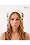 Bohemian Style Floral Knitted Tie-On Crown Bandana - 4
