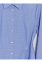 Lcw Vision Blue Plaid A-Line Shirt Dress - 6