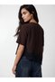 Trendlucky Asymmetrical Cut Lace Detailed Blouse with Oval Collar - 4