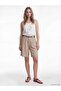 Nevavm Textured Blouse with Oval Collar and Difference in Color - 2
