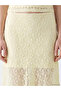 Original Elastic Waist Ruched Flared Skirt - 3