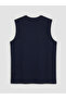 Original Oval Collar Printed Men's Sleeveless T-Shirt - 5