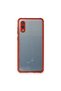 Samsung Galaxy A02 Case Miami Transparent Silicone - Red