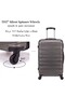 4-Piece ABS Hard Shell Luggage Set 20/24/28/32 Inch, TSA Lock, 360° Silent Spinner Wheels, Durable Unisex Suitcase for Business Student Family Trip, Stylish Travel Suitcase - 6