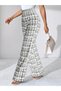 Women's High Waist Wide Leg Woven Pants