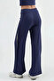 Soft Touch Modal Textured Pants with Hidden Stripe Detail - 7