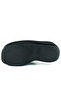 Connie Premium Black Fabric Stone Platform Wedge Heeled Lightweight Flip-Flop Slippers - 6