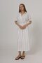 Elastic Waist Dress - White - 3