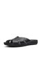 Women's Solay Waterproof-Leather Woven Slides - 3