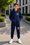 Armikids School Fashion Printed Zippered Tracksuit Set