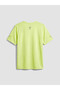 Vizyon New Season Green Crew Neck Men's Sports T-Shirt - 7