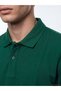Peak New Season Green Polo Collar Pique Men's T-Shirt - 4
