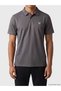 Vizyon New Season Anthracite Polo Collar Men's Sports T-Shirt - 3