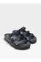 Daily Buckle Poly Sole Comfortable Genuine Leather Slippers - 3 cm - 2