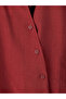 Orange Double-Breasted Collar Women's Shirt Tunic - 6