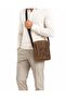 Men's Crazy Brown Genuine Leather Shoulder Strap Messenger Bag Shoulder Bag