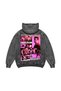Fight Club Printed Oversize Unisex Washable Black Hoodie