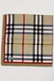 Women's Beige Red Plaid Patterned Cotton Stitched Writing Pad - 2
