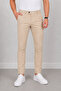 Men's Cream Slim Fit a Quality Classic Fabric Trousers - 2