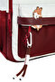 Burgundy Unisex School Backpack with Accessories Primary School - Middle School - High School - 7