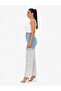 Plus Size Tencel High Waist Lace Wide Leg Women's Pants - 5
