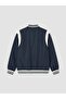 Embroidered College Collar Boys' Puffer Coat (W6) - 2