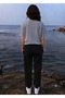 T-Shirt Sweatshirt 2-Piece Combination Thin Summer Sweat-Absorbing Ex Printed Women's / Men's Unisex Model - 2