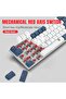 لوحة مفاتيح ألعاب سلكية ROCK POW 60%، لوحة مفاتيح ألعاب صغيرة بإضاءة خلفية RGB، لوحة مفاتيح مدمجة للغاية - 4