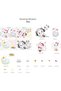 Glow in The Dark Stars for Girl's Room, Glowing Cats Cartoon Wall/Ceiling Decals, Kitten Butterflies Stickers for Kids Bedroom, Luminous Wall Decor for Nursery (Blue) - 7
