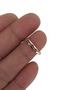 Three-Piece Gold Color Adjustable Finger Rings Set, Presented in a Gift Box, Decorated with Rhinestones and Zircon Stones - 6