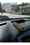 Crystal Stone Open Leopard Stone Covered Number Plate for Vehicle Interior with Silver Crystal Stone - 5