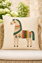 Set of 4 Decorative Throw Pillow Covers – Modern Pillow Covers with Horse, Cat, Dog and Text Patterns (Double-Sided) - 5