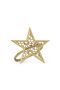 3 Piece Star Napkin Ring - Gold - 8