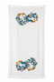 100% Cotton Muslin Butterfly Patterned Beach Towel Bath Sauna Sea Towel Peshtemal 02 White - 2