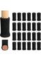 24-pack chair leg covers, suitable for chair legs, furniture legs, anti-slip mats, 1-2 inch diameter, black.