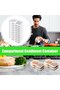 Suitable for 50-piece Double Compartment Snack Container Food Storage Box Organizer Sauce Leak-Proof 130ml - 2