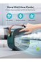 Portable Air Conditioner and Humidifier 2-in-1 - Table Fan with 3 Speeds - USB Rechargeable - For Home, Office, and Travel - 1 Piece (Green) - 3