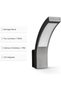 Garden Wall Lights - LED Outdoor Wall Lighting - Set of 2 - Anthracite Outdoor Lighting 12W 1100lm 5800K - IP65 Wall Lamp - 240x80x60mm - 2