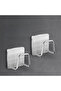 Kitchen sink sponge holders (6-pack), strong adhesive sink sponge holders, 304 stainless steel sponge holders, for kitchen accessories, silver - 4