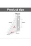 10 metal mounting brackets with 90° angle connectors for corner support of wooden furniture, cabinets, tables, bed edges, etc. - 2
