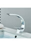 Basin faucet - Single-hole, single-handle mixer faucet - Countertop mounted - Hot and cold water - Ceramic valve core - Polished chrome plating