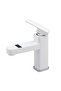 Kitchen faucet, white kitchen faucet, sink faucet, single-handle mixer faucet